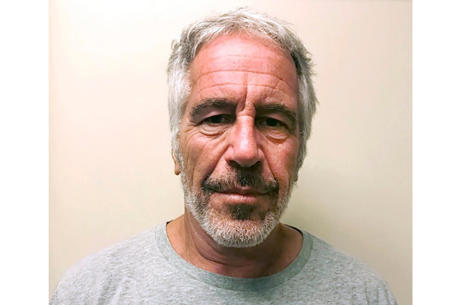 FILE - This photo provided by the New York State Sex Offender Registry shows Jeffrey Epstein, March 28, 2017. The transcripts of a 2006 grand jury that investigated Epstein's sexual assaults of underage girls would be released to the public under a bill heading to Florida's governor after it was unanimously passed by the Legislature, Wednesday, Feb. 28, 2024. (New York State Sex Offender Registry via AP, File)