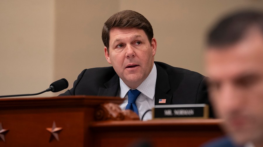 House Budget Committee Chair Jodey Arrington speaks during a meeting.