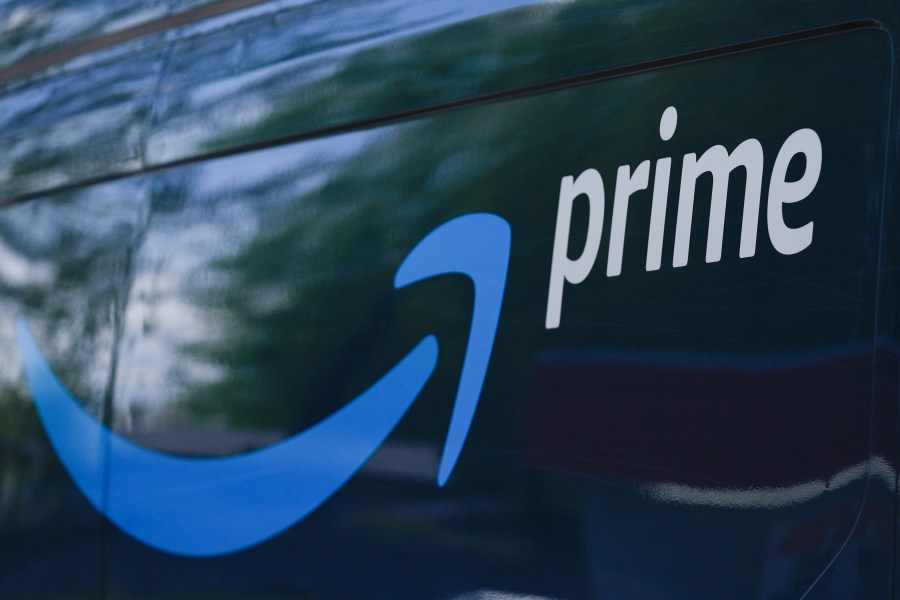 FILE - An Amazon Prime truck is seen on Friday, April 5, 2024, in Portland, Ore. Amazon will reports earnings on Tuesday, April 30, 2024. (AP Photo/Jenny Kane, File)