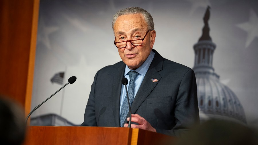 Majority Leader Chuck Schumer (D-N.Y.)