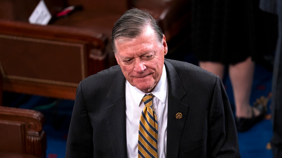 Rep. Tom Cole (R-Okla.) is seen at the Capitol.