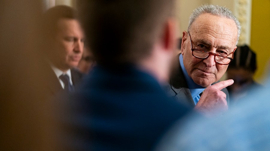 Majority Leader Chuck Schumer (D-N.Y.)