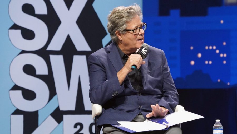 David Maraniss speaks onstage at an event.