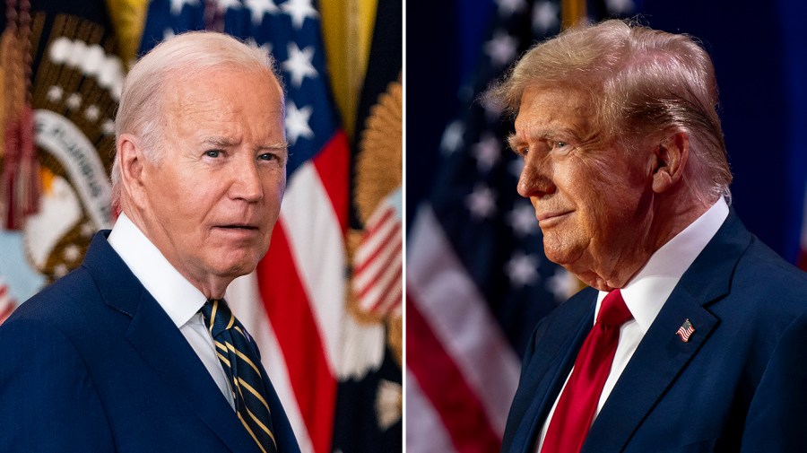 President Biden and former President Trump