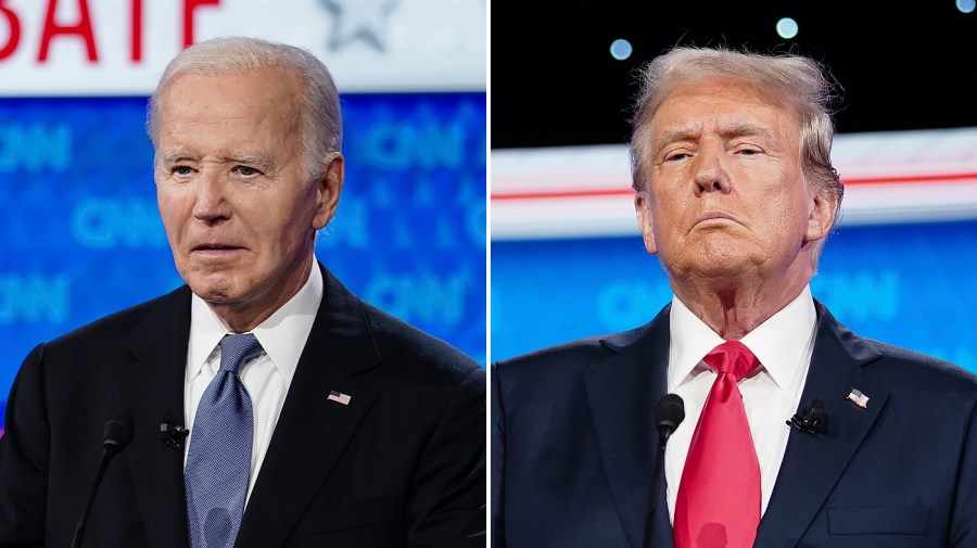 President Biden and former President Trump