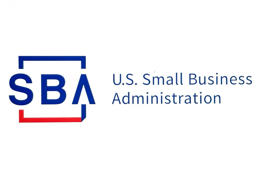 FILE - The U.S. Small Business Administration logo is shown on the agency website on Tuesday, June 25, 2024 in New York. (AP Photo/Peter Morgan, File)