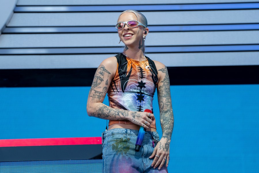 FILE - Young Miko performs during the Coachella Valley Music and Arts Festival in Indio, Calif., on April 12, 2024. (Photo by Amy Harris/Invision/AP, File)