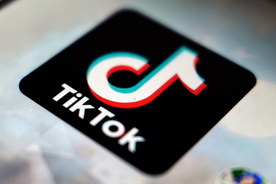 FILE - A view of the TikTok app logo, in Tokyo, Japan, Sept. 28, 2020. (AP Photo/Kiichiro Sato, File)